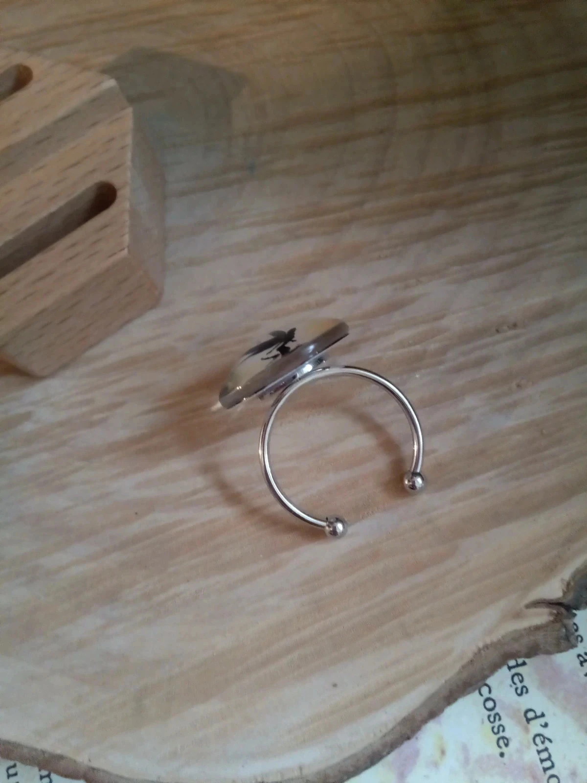 Bague fée en acier inoxydable/ajustable – photo 3